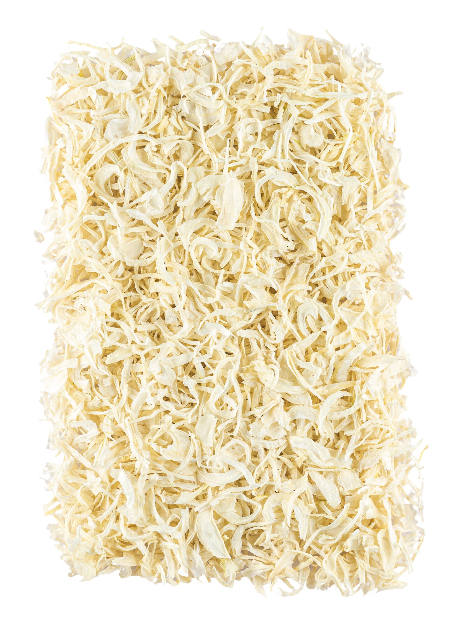 Dehydrated,White,Onion,Flakes.,Dried,White,Onion,Full,Frame,Background